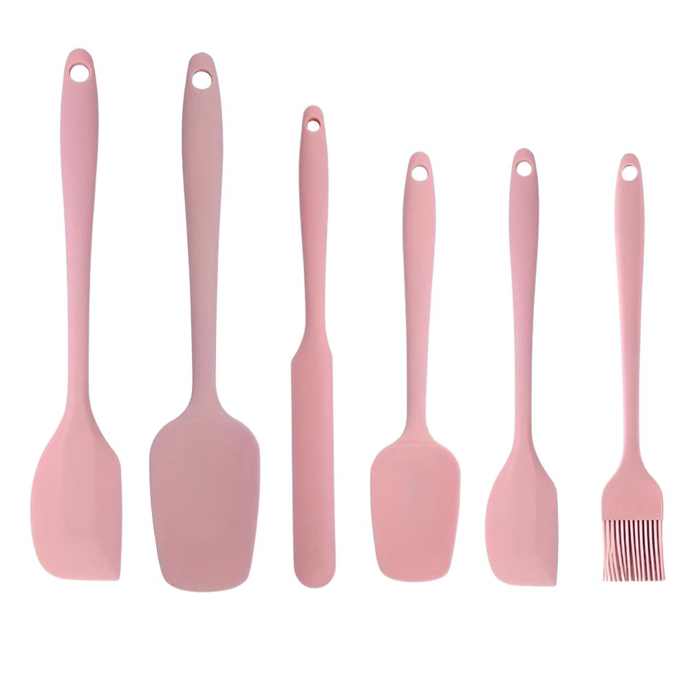 Silicone Utensil Set | 6 Piece Baking & Cooking Tools