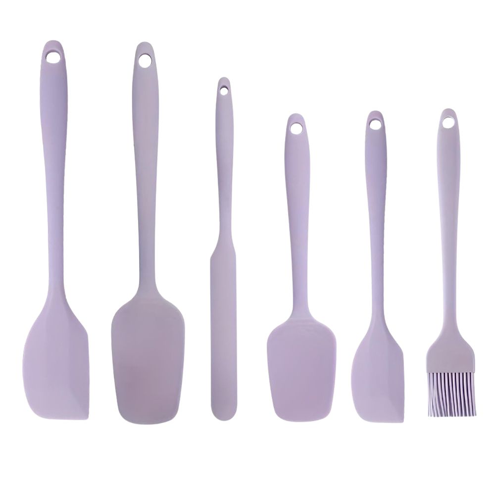 Silicone Utensil Set | 6 Piece Baking & Cooking Tools