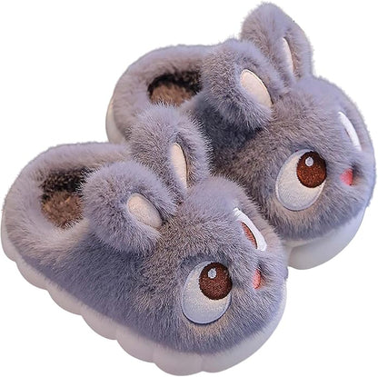 Kids' Plush Bunny House Shoes