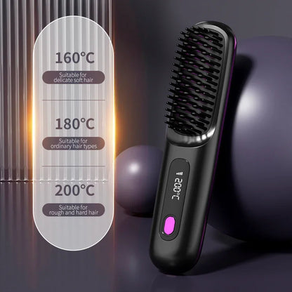 Glissara | Wireless Hair Stylers | USB Charging Function & LCD Screen | Ceramic & Ionic Technology