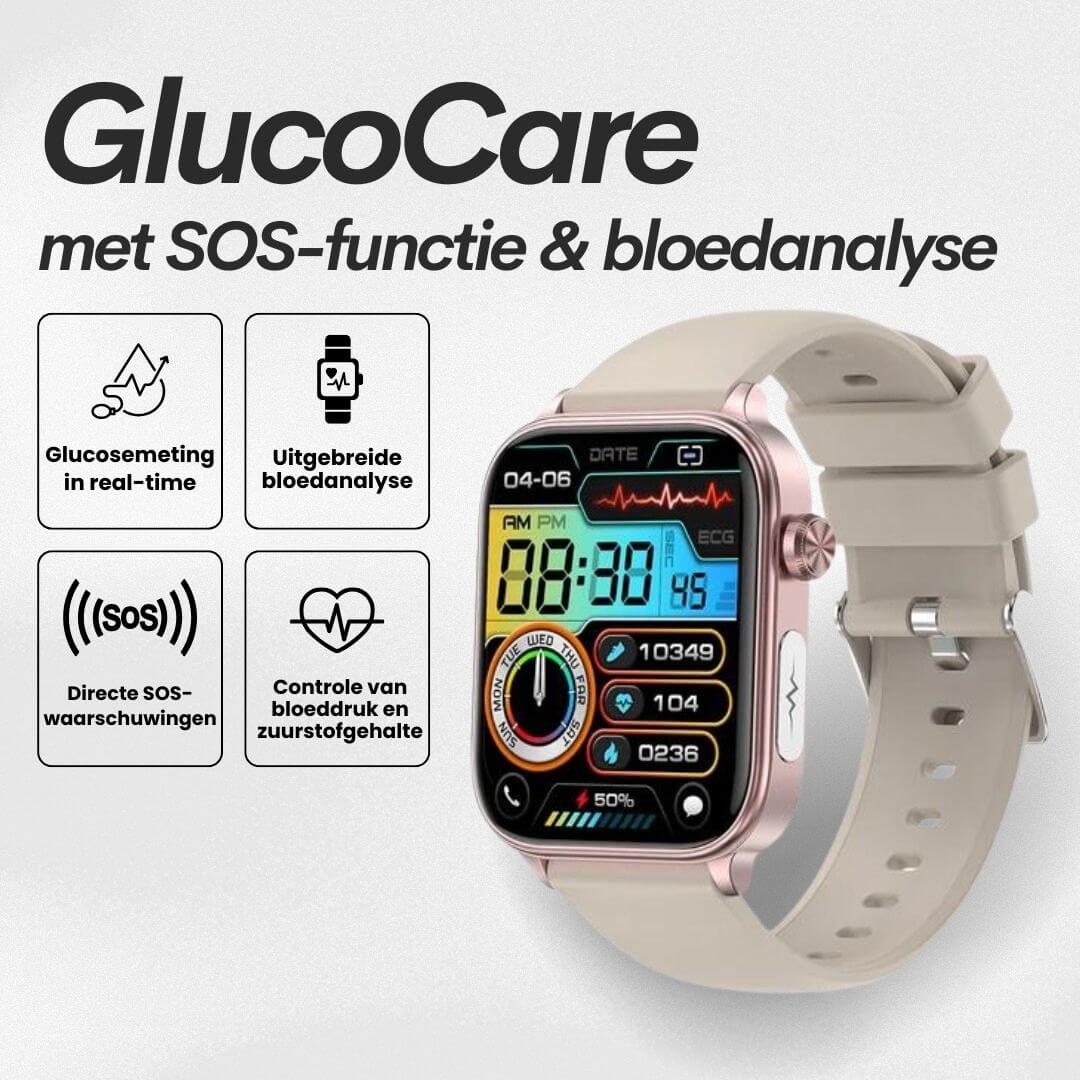 GlucoCare SOS - with SOS function incl. fall detection and certified blood glucose measurement (2025) - Original
