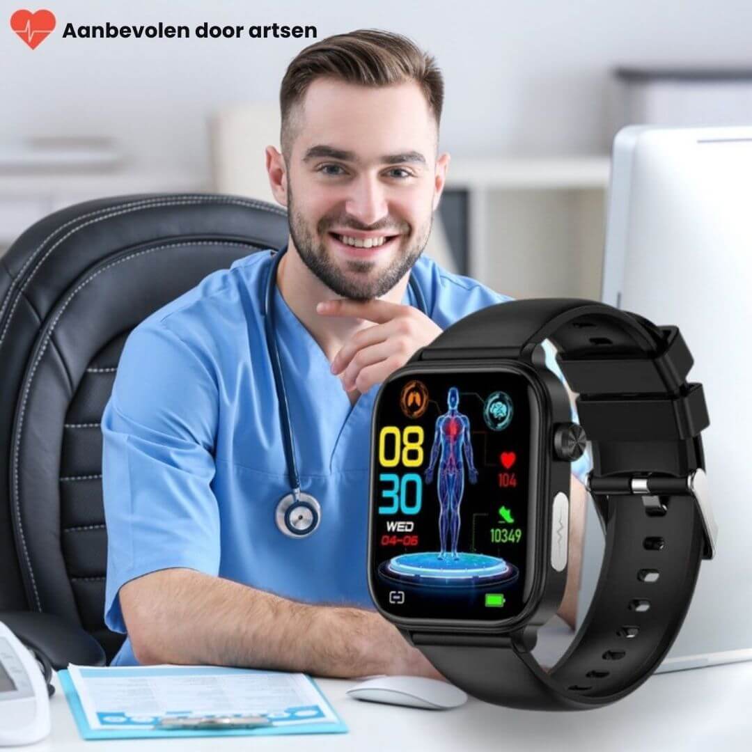 GlucoCare SOS - with SOS function incl. fall detection and certified blood glucose measurement (2025) - Original