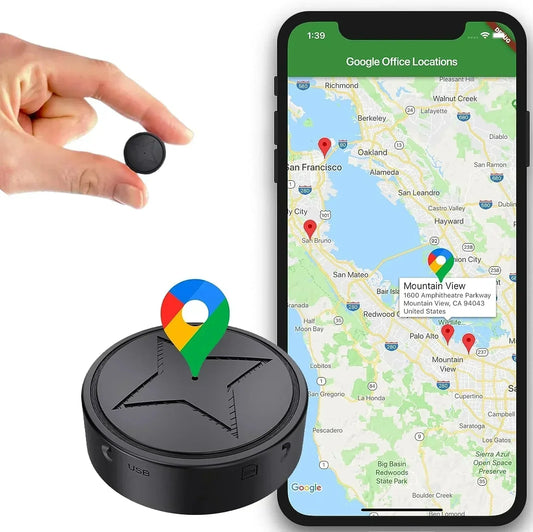 Magnetic Real-Time GPS Locator Device