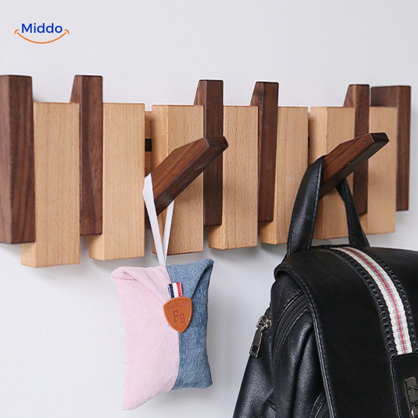 Wooden Piano Style Wall Hook | Handmade Organizer
