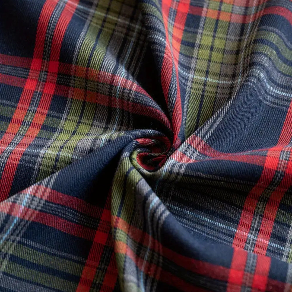Cottage Plaid Sofa Throw