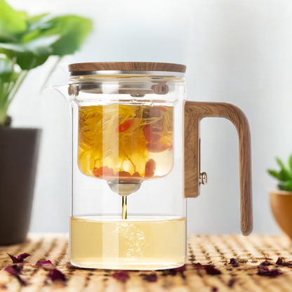 Heat-Resistant Glass Teapot