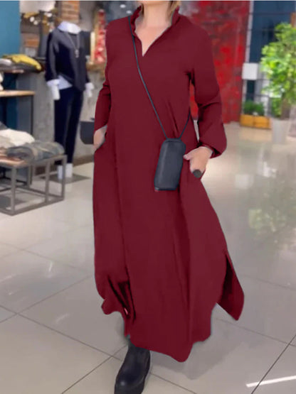 Elise™ – Elegantes und bequemes langes Kleid