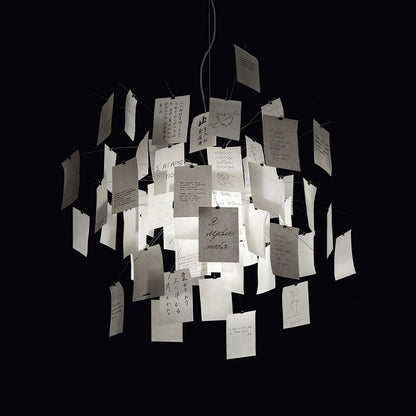 Ingo Maurer Zettel DIY Chandelier Customizable Lighting For Any Room | Ingo Maurer Zettel