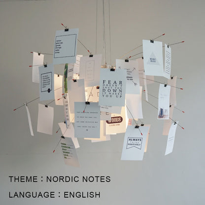 Ingo Maurer Zettel DIY Chandelier Customizable Lighting For Any Room | Ingo Maurer Zettel