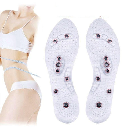 Insoles for Weight Loss | Stimulates circulation and promotes weight loss through magnetic foot massage. Suitable for men's and women's sizes.