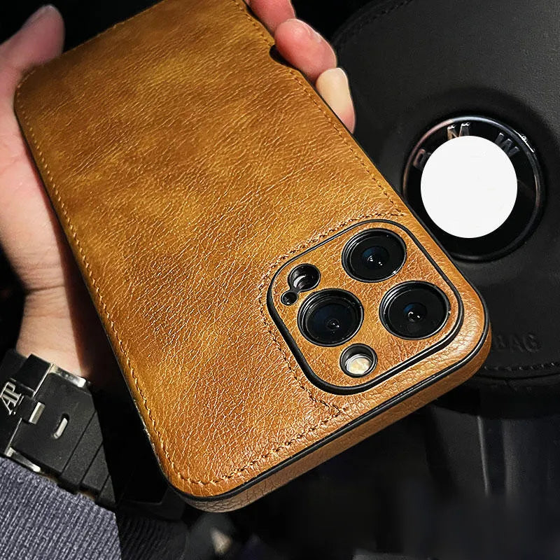 Premium Leather iPhone Protective Case