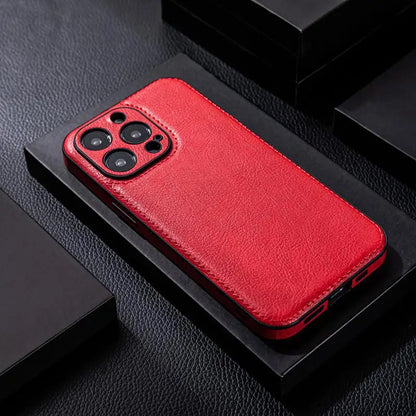 Premium Leather iPhone Protective Case