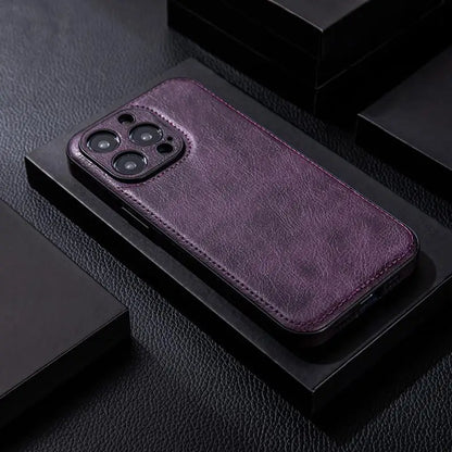 Premium Leather iPhone Protective Case