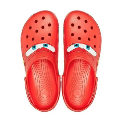 Kids' Crocs with Cars Design - Non-Slip and Comfortable
