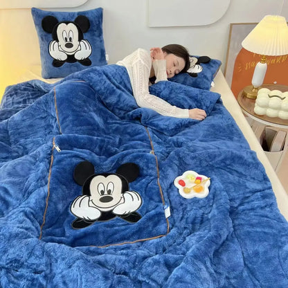 Plush Blanket and Pillow Set for Ultimate Comfort