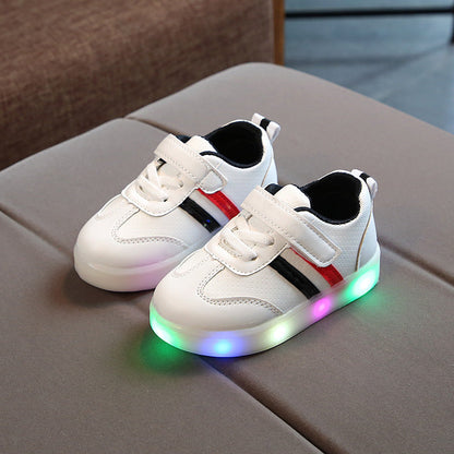 LED Children's Sneakers with Flexible Sole