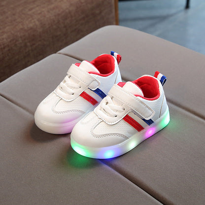 LED Children's Sneakers with Flexible Sole