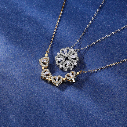 Magnetic Clover Necklace - Love & Luck