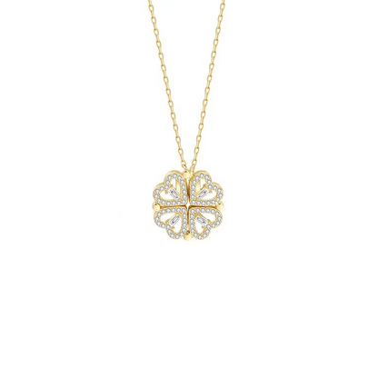Magnetic Clover Necklace - Love & Luck