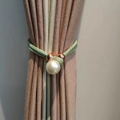 Pearl Accent Curtain Tie Backs | 2 Pc Set