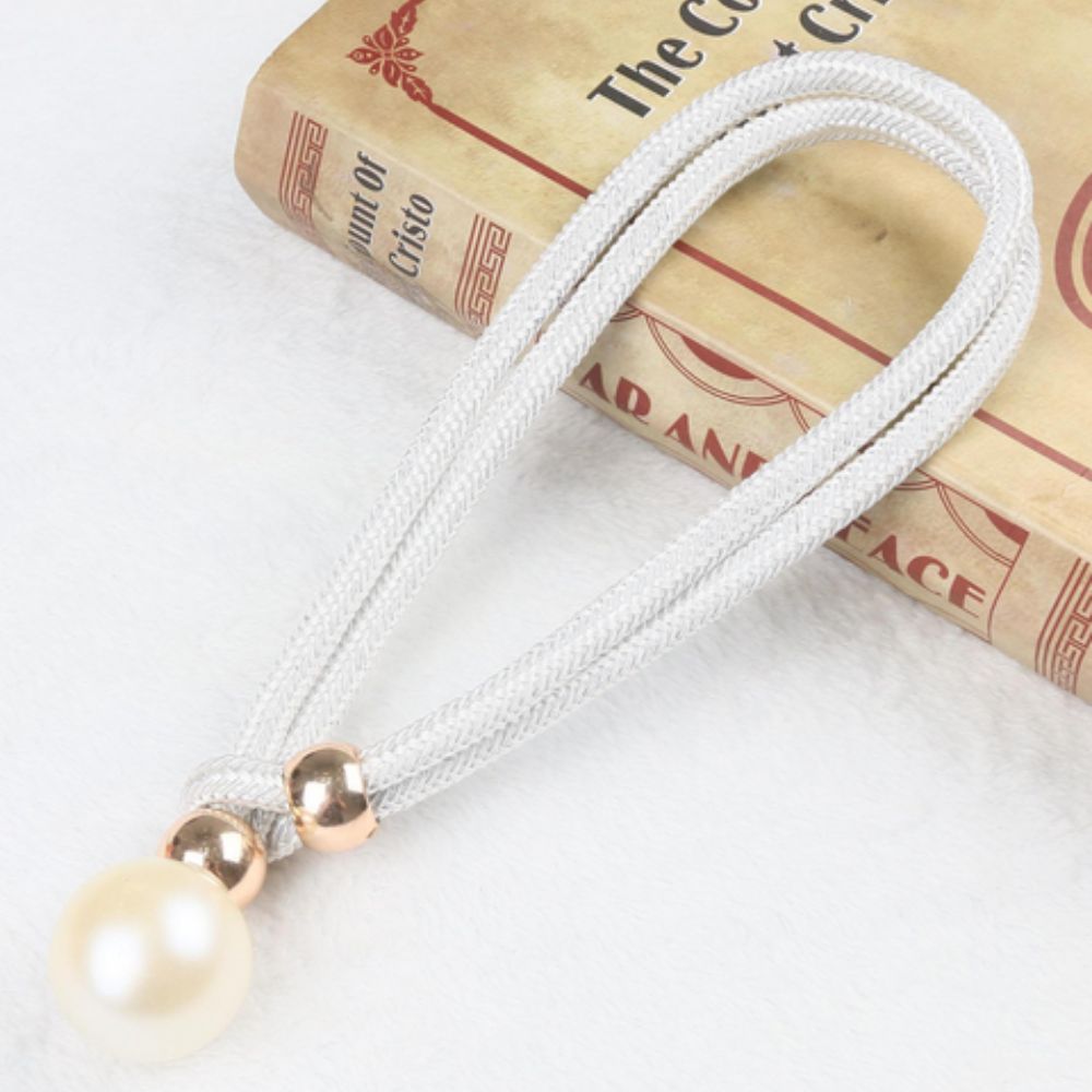Pearl Accent Curtain Tie Backs | 2 Pc Set