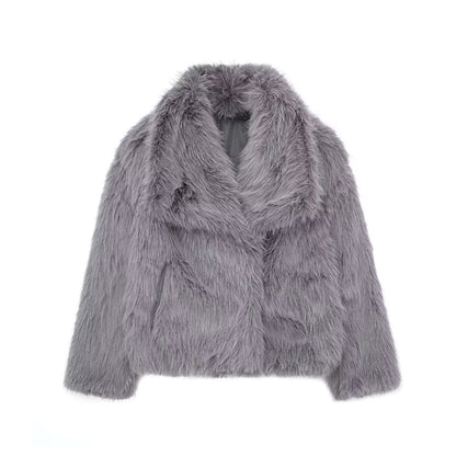 Luxurious Faux Fur Jacket
