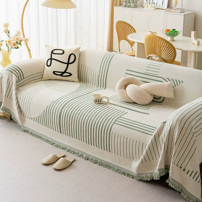 Luxurious Snowflake Chenille Sofa Cover