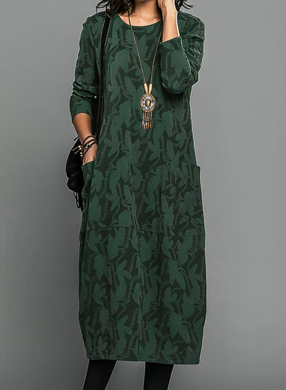 Niki | Women's Relaxed Print Midi Tunic Dress