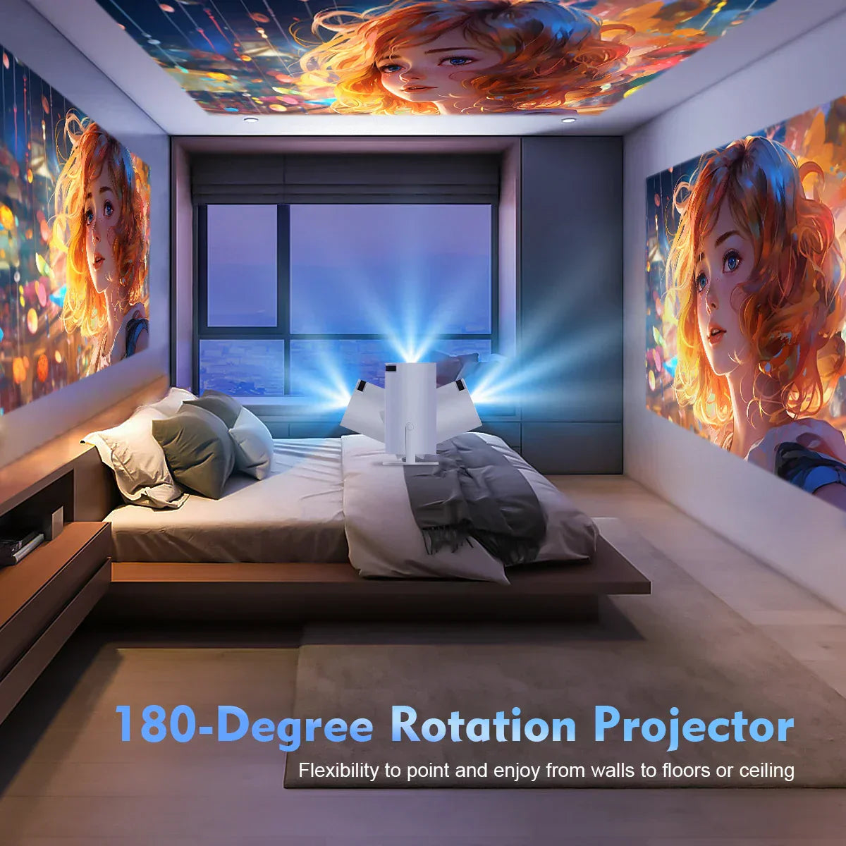 Magcubic HY300 Pro: Smart 4K Projector with Android 11 & WiFi6