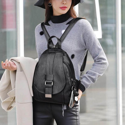 Marah - Women's Genuine Leather Backpack