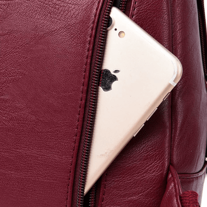 Marah - Women's Genuine Leather Backpack