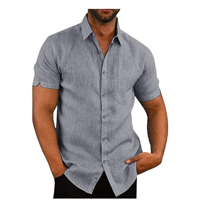 Men's Short Sleeve Button Shirt