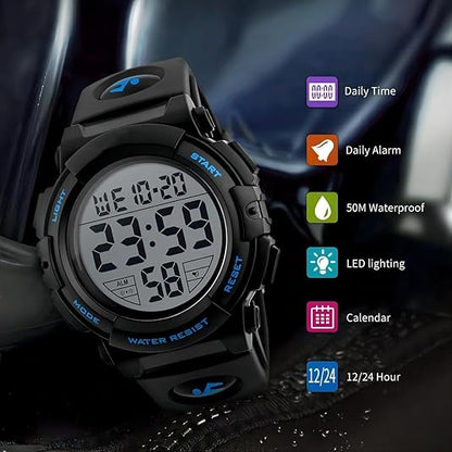 Men's Digital Sport Watch - Water Resistant