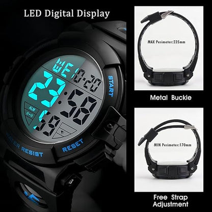 Men's Digital Sport Watch - Water Resistant