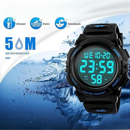 Men's Digital Sport Watch - Water Resistant