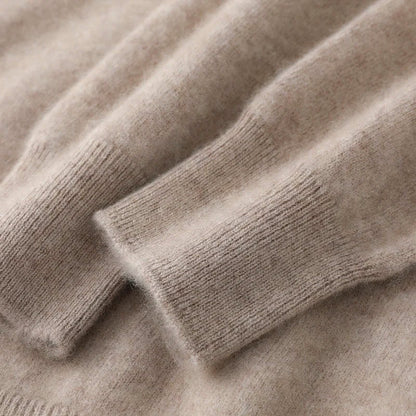 Men's Wool and Cashmere Sweater Soft Warm Knit Pullover Hand Wash Only