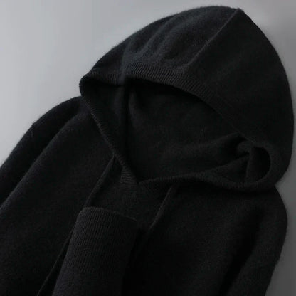 Men's Wool and Cashmere Sweater Soft Warm Knit Pullover Hand Wash Only