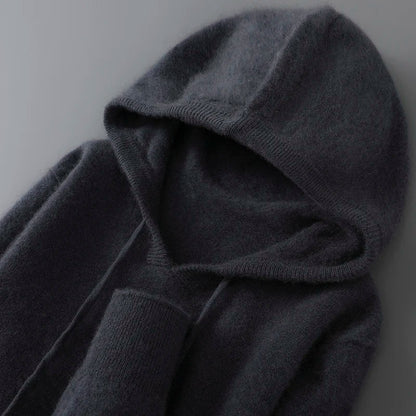 Men's Wool and Cashmere Sweater Soft Warm Knit Pullover Hand Wash Only