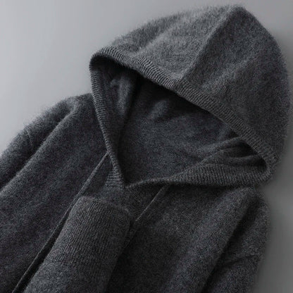 Men's Wool and Cashmere Sweater Soft Warm Knit Pullover Hand Wash Only