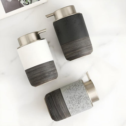 Ceramic Soap Dispenser with Matte Finish