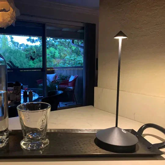 Minimalist LED Table Lamp - Waterproof & Dimmable Cordless Lighting
