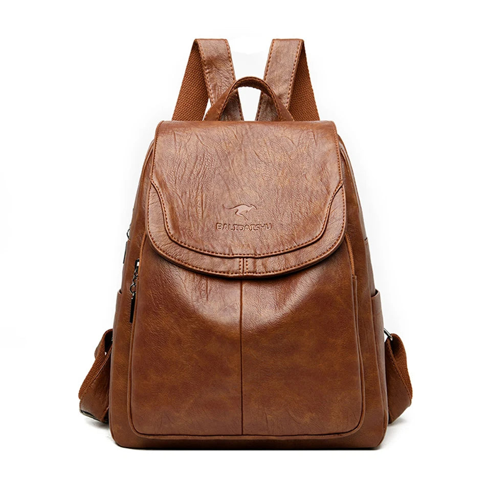 Chic Women's Vegan Leather Backpack for Everyday Style
