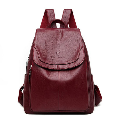 Chic Women's Vegan Leather Backpack for Everyday Style