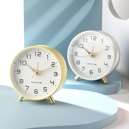 Quiet Desktop Clock - Modern Nordic Style