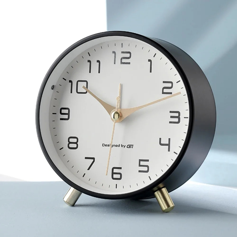 Quiet Desktop Clock - Modern Nordic Style