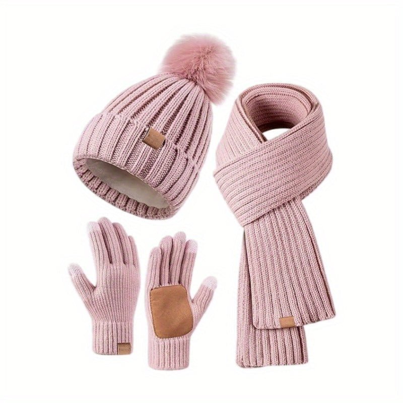 MODUNET – 3-Piece Winter Accessory Set for Chilly Weather