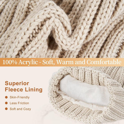 MODUNET – 3-Piece Winter Accessory Set for Chilly Weather