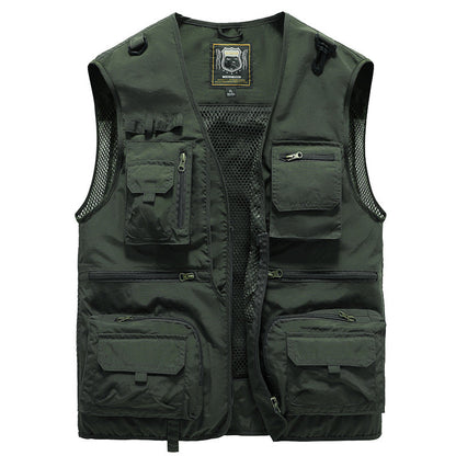 Outdoor Utility Vest With Many Pockets