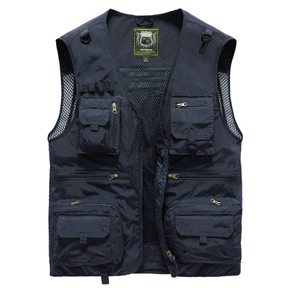 Outdoor Utility Vest With Many Pockets