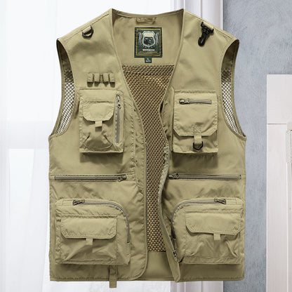 Outdoor Utility Vest With Many Pockets
